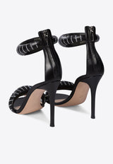 Gianvito Rossi Bijoux 105 Crystal Embellished Sandals Black G6163115RICNAPNERO_79946_TH