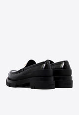 Givenchy Terra Brushed Leather Loafers Black BE201GE1N5001_79950