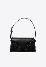 Valentino Small Le Petit Deuxieme Leather Shoulder Bag Black 2W2B0L26AVP0NO_80026
