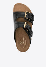 Valentino Fussfriend Leather Sandals Black 4W0S0IZ4VRNYVN_79984