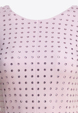Sportmax Cocco Studded Mini Dress Pink 2512621014600COCCO001_80082