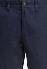 Polo Ralph Lauren Logo Embroidered Chino Shorts Blue 710799213005NAUTICAL INK_80084