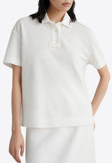 Brunello Cucinelli Monili-Trimmed Polo T-shirt White M0T63EM415C7220_80101