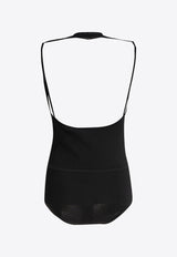 Sportmax Abano Draped Bodysuit Black 2512361043600ABANO1234005_80146