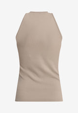 Max Mara Armida V-neck Tank Top Beige 2511361313600ARMIDA1234007_80154