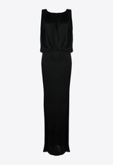 Saint Laurent Maxi Sleeveless Dress Black 723241Y7F981000_80188