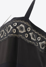 Maison Margiela Embroidered Midi Dress Black S51DD0009S76578900_80209
