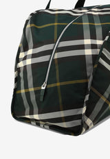 Burberry Shield Checked Travel Bag Multicolor 8083439_80304