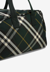 Burberry Shield Checked Travel Bag Multicolor 8083439_80304