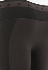 Golden Goose DB Star Motif Two-Tone Leggings Black GWP01364P00109790289_80251
