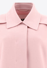 Jil Sander Double-Breasted Cropped Jacket Pink J01BN0107J40035680_80231