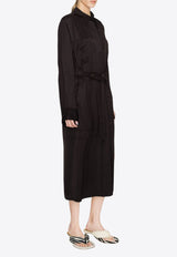 Jil Sander Single-Breasted Belted Coat Brown J02AA0113J65090202_80233