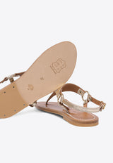 K.jacques Ankle-Strap Leather Sandals 0J31672DIONYSOSMETYL_80386