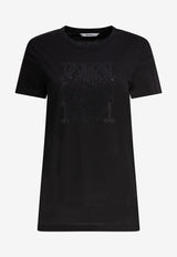 Max Mara Giovane MaxMarabesque Jersey T-shirt Black 2511941042600GIOVANE016_80426