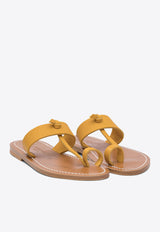 K.jacques Ankle-Strap Leather Sandals EJ30509GANGESPULIT_80439