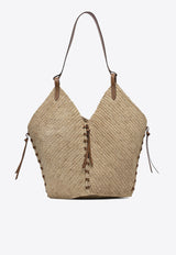 Isabel Marant Tampa Raffia Shoulder Bag Beige 25PPM0066FAC1X07MNLCG_80477