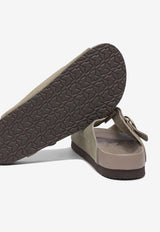 Needles Peace Suede Leather Sandals Beige QV077A-TAUPE_80521