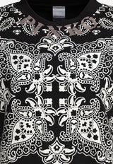 PINKO Bandana Print Sweatshirt Black 104618A2CWZDI_80523