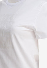 Max Mara Giovane MaxMarabesque Jersey T-shirt White 2511941042600GIOVANE011_80548