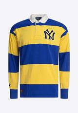 Polo Ralph Lauren Yankees Long-Sleeved Rugby Polo T-shirt Multicolor 710967429001CRUISE ROYAL/SIGNAL YELLOW_80594
