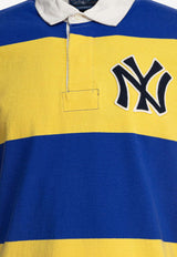 Polo Ralph Lauren Yankees Long-Sleeved Rugby Polo T-shirt Multicolor 710967429001CRUISE ROYAL/SIGNAL YELLOW_80594