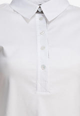 Buttoned Polo Top