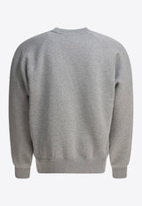 Stüssy Basic Crewneck Sweatshirt Gray 1185700009 GREY HEATHER_80882