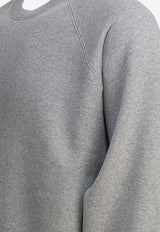 Stüssy Basic Crewneck Sweatshirt Gray 1185700009 GREY HEATHER_80882