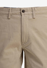 Polo Ralph Lauren Logo Patch Bermuda Shorts Beige 710799213013KHAKI TAN_80113