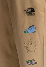 The North Face Printed Track Pants Beige NF0A8C2WLK51_80925