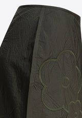 Cecilie Bahnsen Allegra Pencil Skirt Dark Green 1.25RTW17011ALLEGRA SKIRTPINE GREEN_81012