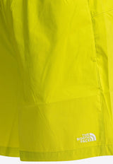 The North Face Logo Embroidered Swim Shorts Citrus NF0A8B5TJE31_81103