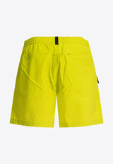 The North Face Logo Embroidered Swim Shorts Citrus NF0A8B5TJE31_81103