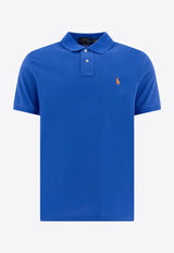 Polo Ralph Lauren Logo Pique Polo T-shirt Royal Blue 710782592011NEW IRIS BLUE/C2427_81141