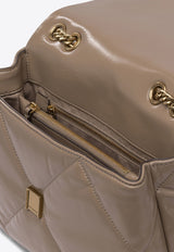 Tory Burch Kira Diamond Quilt Convertible Shoulder Bag Taupe 154704250_81120