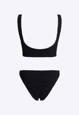 Hunza G Xandra Crinkle Sleeveless Bikini Black XANDRA BIKINICRINKLEBLACK_81232