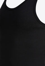 Tom Ford Ribbed Crewneck Tank Top Black T4D101210002_81419