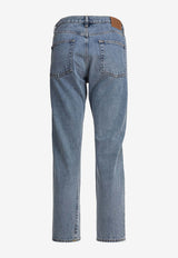 Toteme Washed Straight-Leg Jeans Blue 222-232-741485_81392
