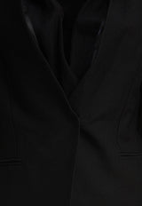 Brunello Cucinelli Single-Breasted Layered Blazer Black MH1262808C101_81433