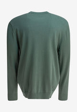 Carhartt Wip Logo Embroidered Ribbed Sweater Green I030332NM.XX_81456