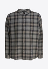 Stüssy Plaid Check Long-Sleeved Shirt Gray 11103520008 GREY_81474