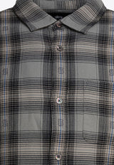Stüssy Plaid Check Long-Sleeved Shirt Gray 11103520008 GREY_81474