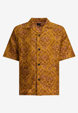 Needles Cabana Floral Shirt Yellow QV430A-MUSTARD_81565