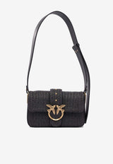 PINKO Mini Love Bag Slouchy Shoulder Bag Black 104340A2CFZ99Q_81543