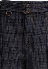 Burberry Check Denim Jeans Blue 8110727_81593