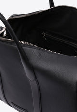 Tom Ford Medium Grained Leather Duffle Bag Black H0677LCL213S1N001_81654
