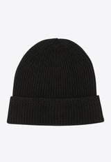 Tom Ford Logo Patch Beanie Black KHR005YMK065LB999_81662