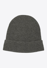 Tom Ford Logo Patch Beanie Gray KHR005YMK065IG680_81676