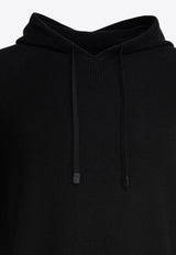Tom Ford Essential Drawstring Hoodie Black KOL003YMK069LB999_81751