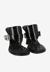 Burberry Bay 105 Leather Sandals Black 8085544_81881